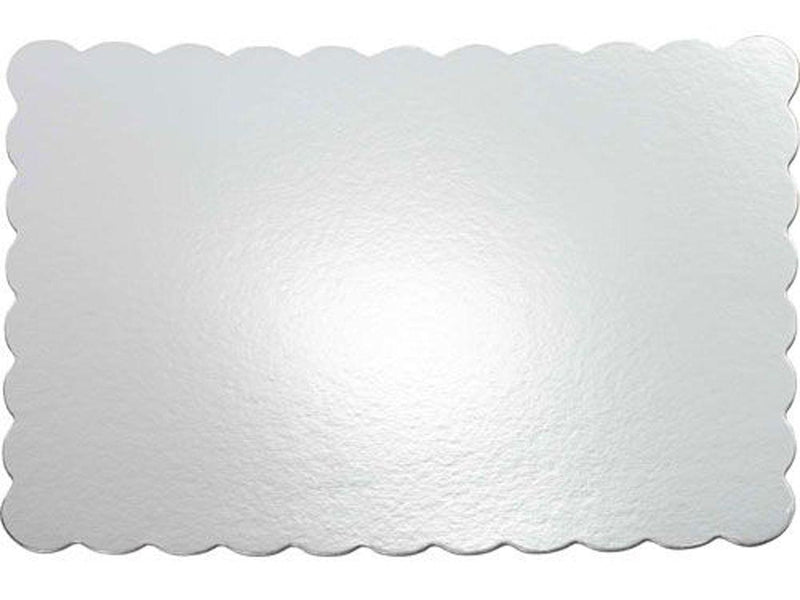 Wilton Tortenplatte Karton, Silber, 32,5x47cm - Tortendekoshop