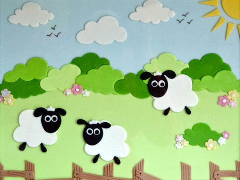 Wolken Ausstecher Set, 5er - Tortendekoshop