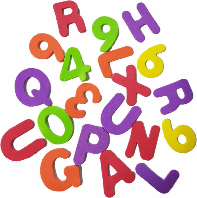 Zahlen, Buchstaben, Schaumstoff Sticker - Tortendekoshop