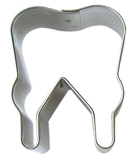 Zahn Ausstechform, Edelstahl - Tortendekoshop