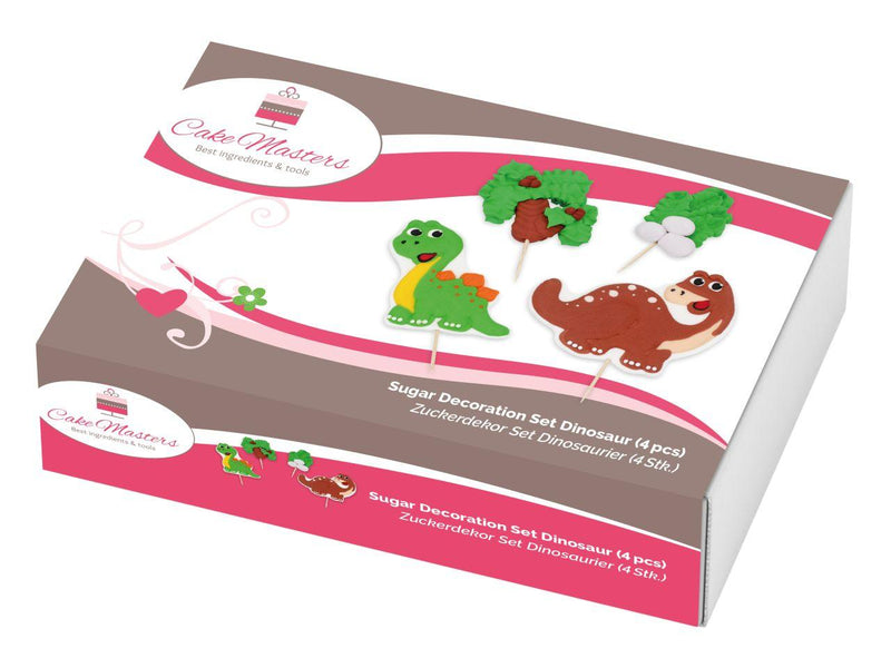 Zuckerdekor Set Dinosaurier, 4tlg. - Tortendekoshop
