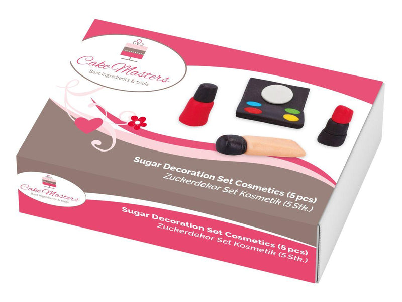 Zuckerdekor Set Kosmetik, 5tlg. - Tortendekoshop