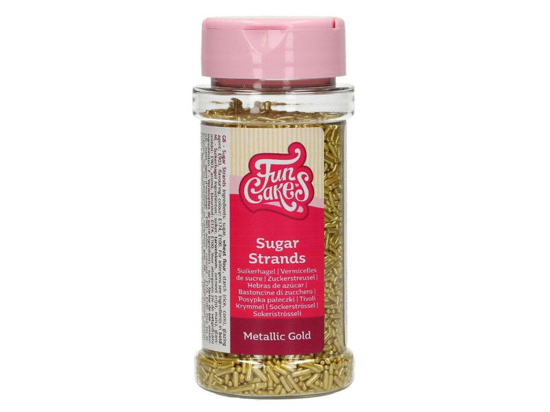Zuckerstreusel Metallic Gold, 80g - Tortendekoshop